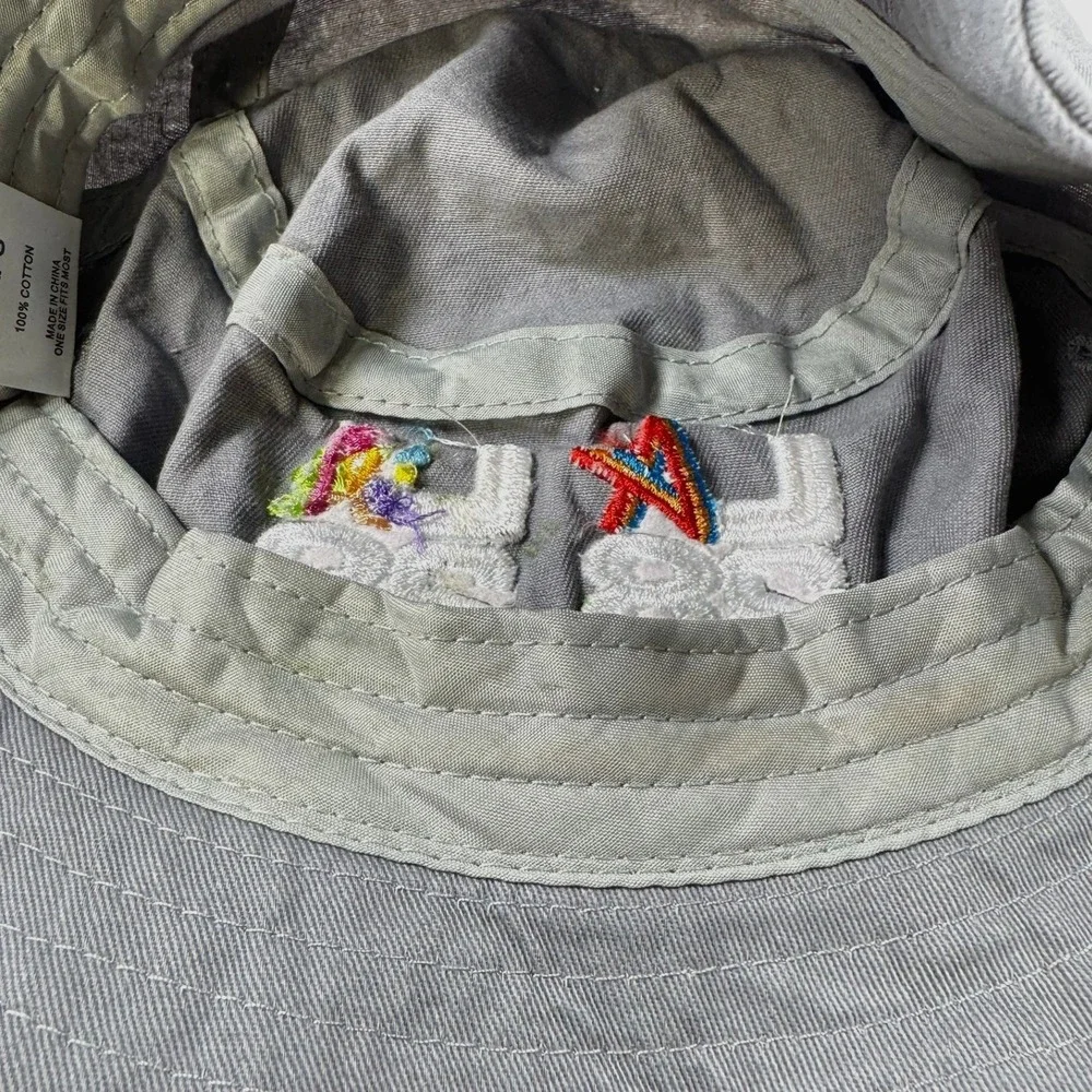 LA28 Olympic Paralympic Games Bucket Hat Charcoal Grey Cotton Quake City Caps